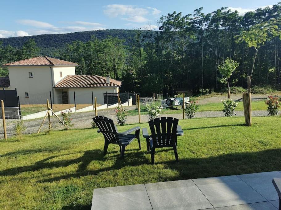 Gite La Coumette - Classe 3 Etoiles Villa Crampagna Exteriör bild